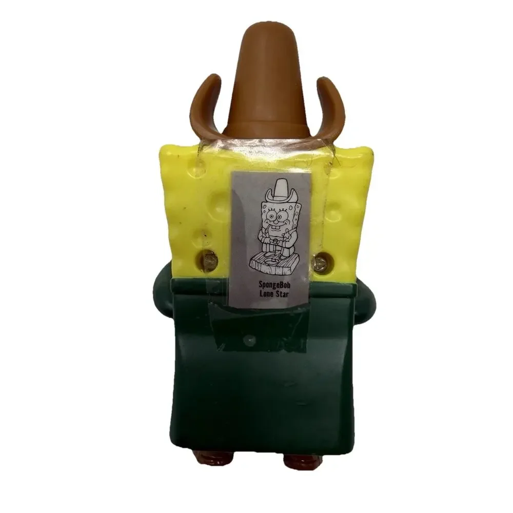 Lot of 3 SpongeBob SquarePants Burger King Viacom 2008 Lone Star Flipster Saddle